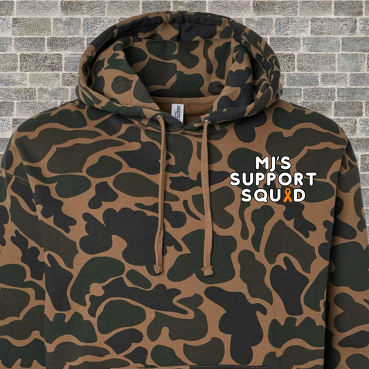 MJ's Support Squad Duck Camo Hoodie