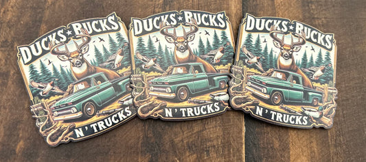 Ducks Bucks N Trucks UV Printed Patch